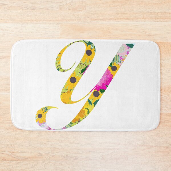 Item preview, Monogram Floral Cursive Letter Y designed and sold by sporadicdoodlin.