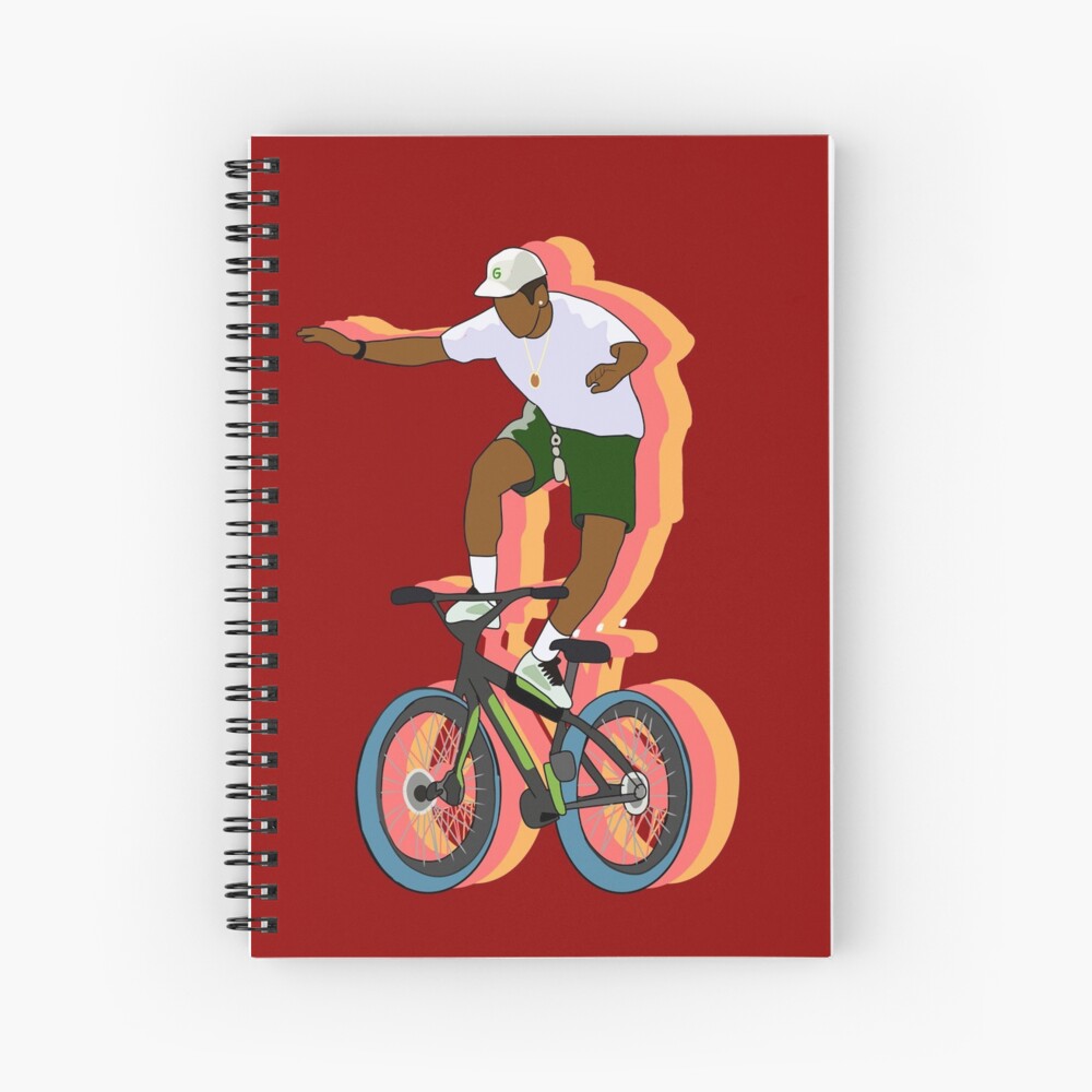 Tyler the Creator Riding a Bike Incorrectly Without Background Drawing  Postcard for Sale by 420igor