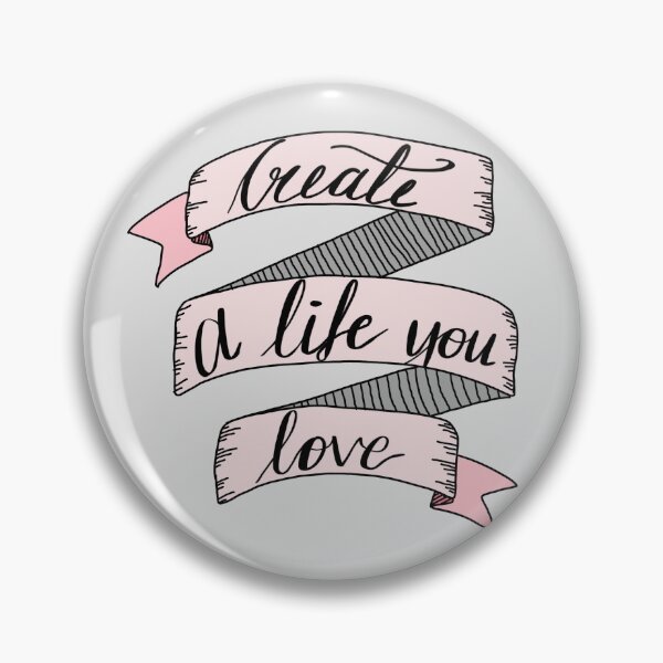 Item preview, Create a life you love banner designed and sold by MarbleMadness.