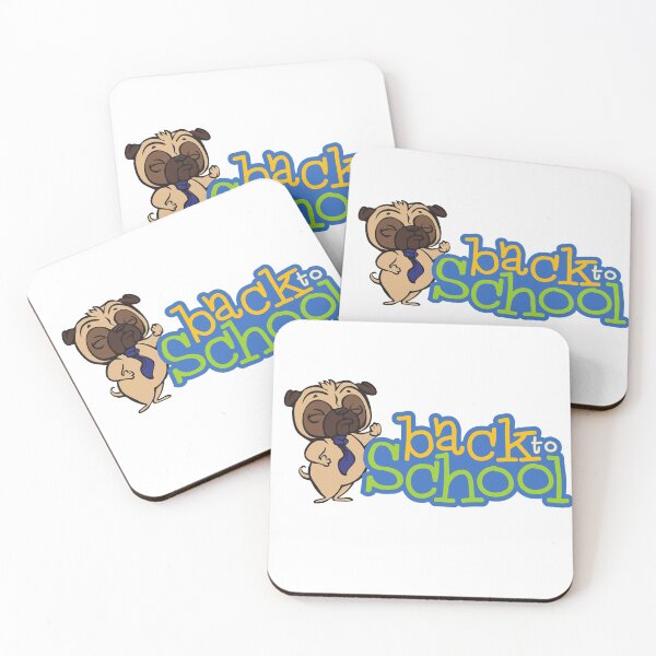 Item preview, pug back to school designed and sold by ArtCorner20.