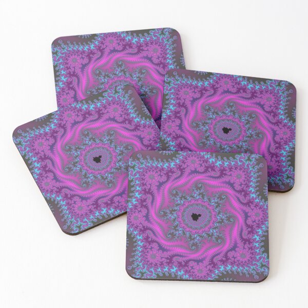 Item preview, Pink and Teal Fractal Ropes designed and sold by Edward L Anderson RMCP.