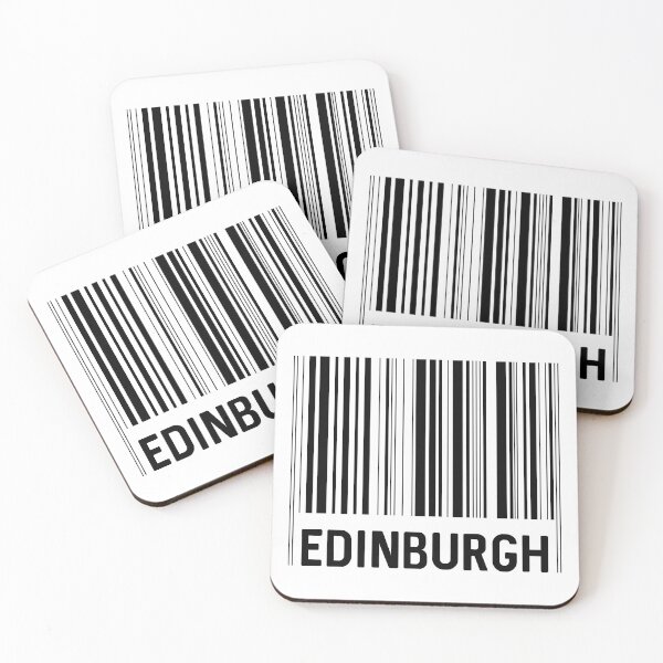 Item preview, Edinburgh Bar Code Design (Black) designed and sold by MacPean.