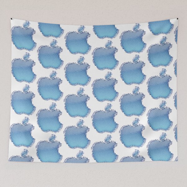Item preview, blue and gray Apple designed and sold by Halalolo.