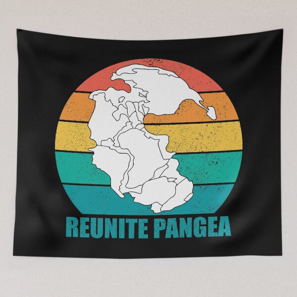 Item preview, Reunite Pangea Vintage Retro Sunset Distressed designed and sold by RandomStuffShop.