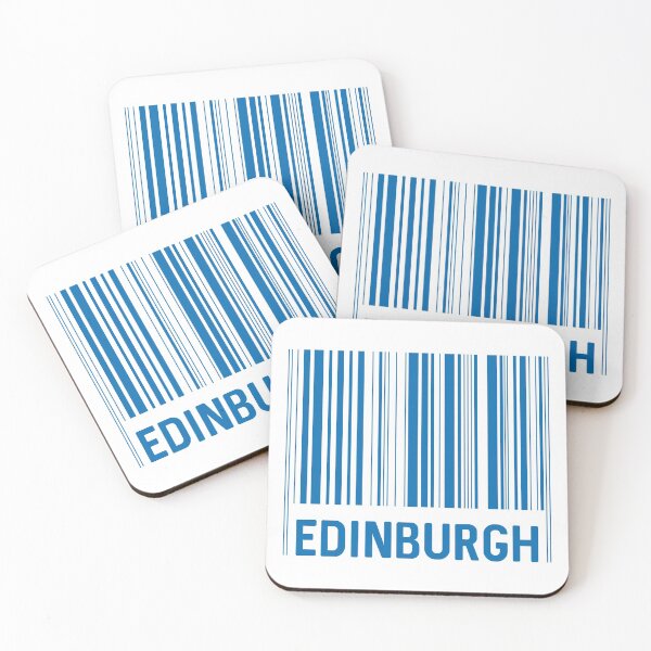 Item preview, Edinburgh Bar Code Design (Scottish Saltire Blue) designed and sold by MacPean.