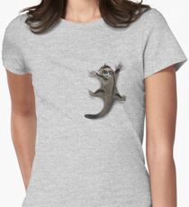 Sugar Glider Clinger Women's Fitted T-Shirt