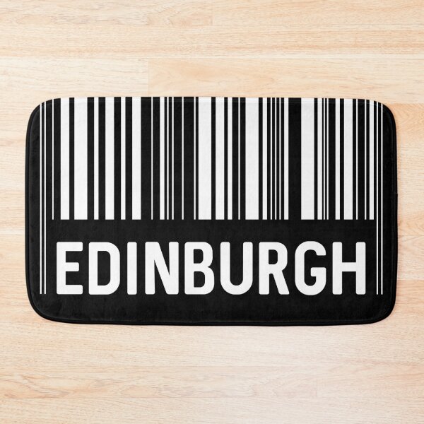 Item preview, Edinburgh Bar Code Design (White) designed and sold by MacPean.