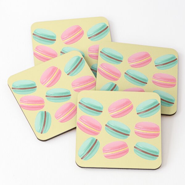 Item preview, pink and green macarons  designed and sold by To-the-T.