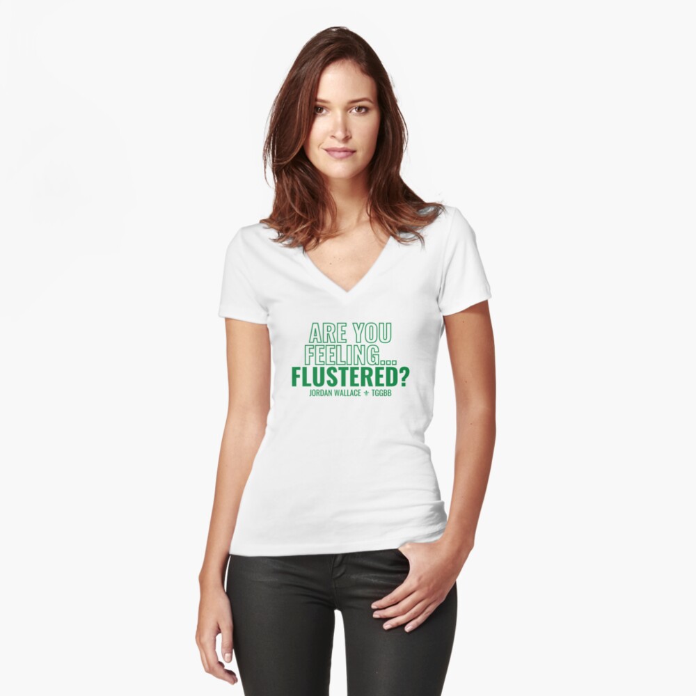 Item preview, Fitted V-Neck T-Shirt designed and sold by RubixCube89201.