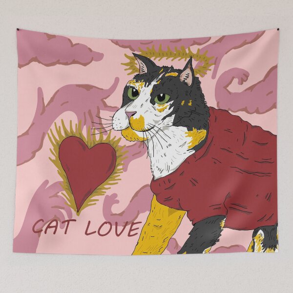 Item preview, feline love designed and sold by ragnacold.