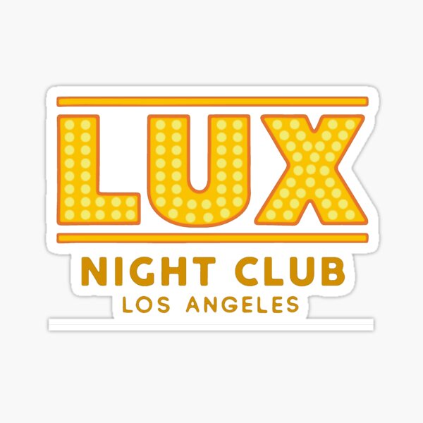 LUCIFER - LUX NIGHT CLUB Sticker