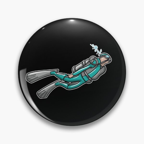 Artikelvorschau, Scuba Diver Illustration entworfen und verkauft von Whynot123.