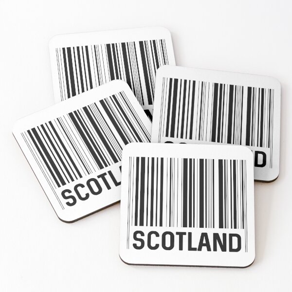 Item preview, Scotland Bar Code Design (Black) designed and sold by MacPean.