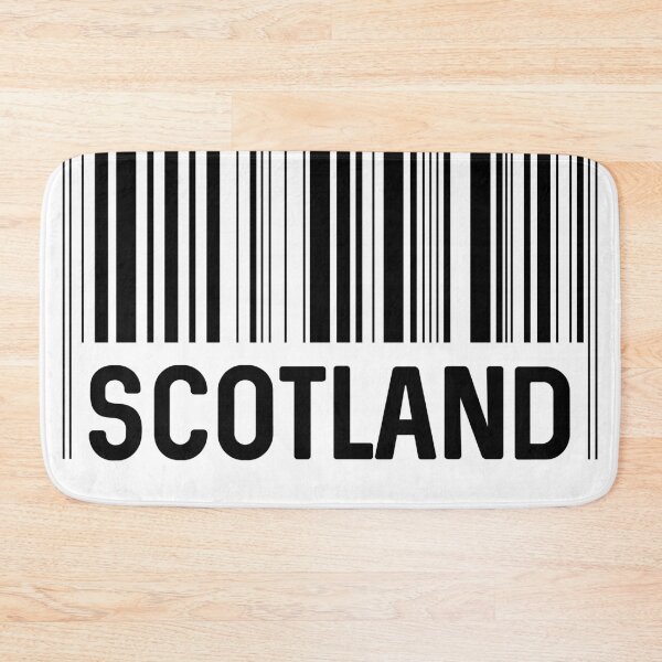 Item preview, Scotland Bar Code Design (Black) designed and sold by MacPean.