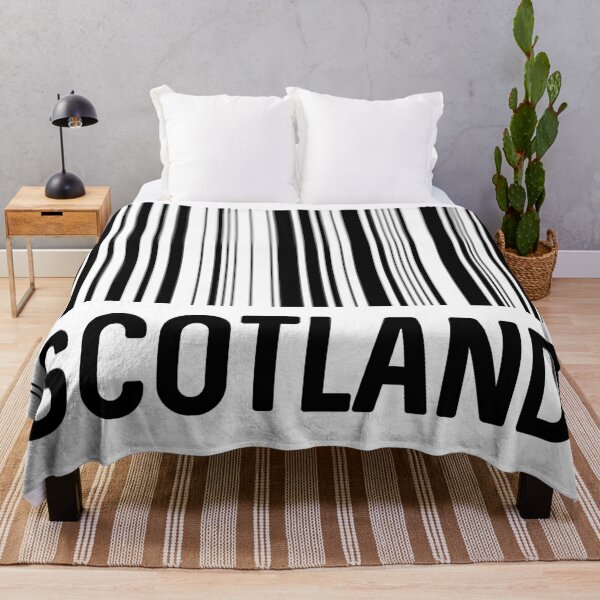 Item preview, Scotland Bar Code Design (Black) designed and sold by MacPean.