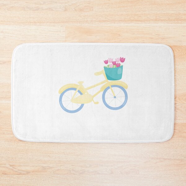 Item preview, Bicycle with Flowers designed and sold by MisterGooseShop.