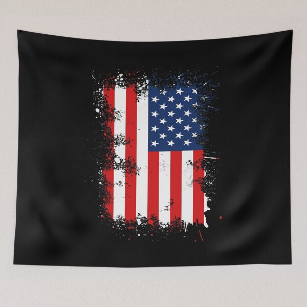 Item preview, USA flag color splash gift idea designed and sold by Argentini.