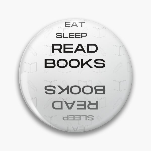 Artikelvorschau, Eat Sleep Read Books doppelt schwarz entworfen und verkauft von kyds.