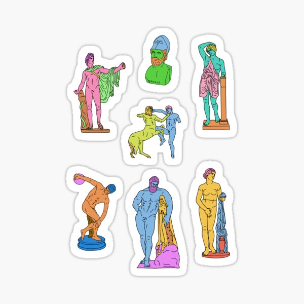 Greek Group 1 Sticker