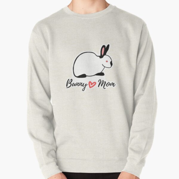 Bunny Mom w/ Californian Rabbit Pullover Sweatshirt