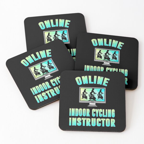 Item preview, Online Indoor Cycling Instructor designed and sold by Gold Wings Tees.