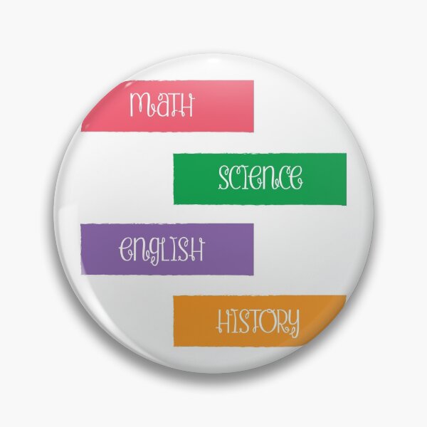 Item preview, School Subject Sticker Pack: 1 (Script) designed and sold by CM-PD.
