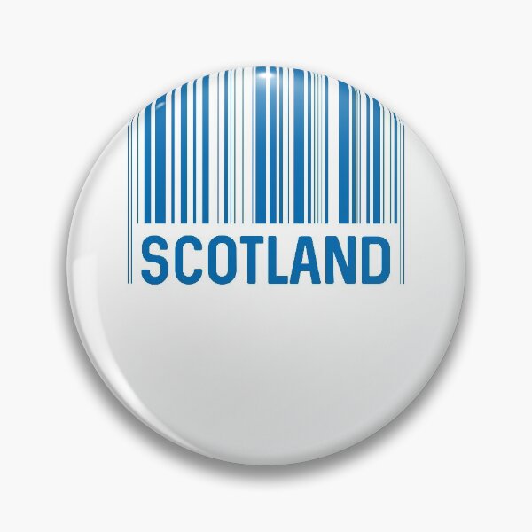 Item preview, Scotland Bar Code Design (Scottish Saltire Blue) designed and sold by MacPean.