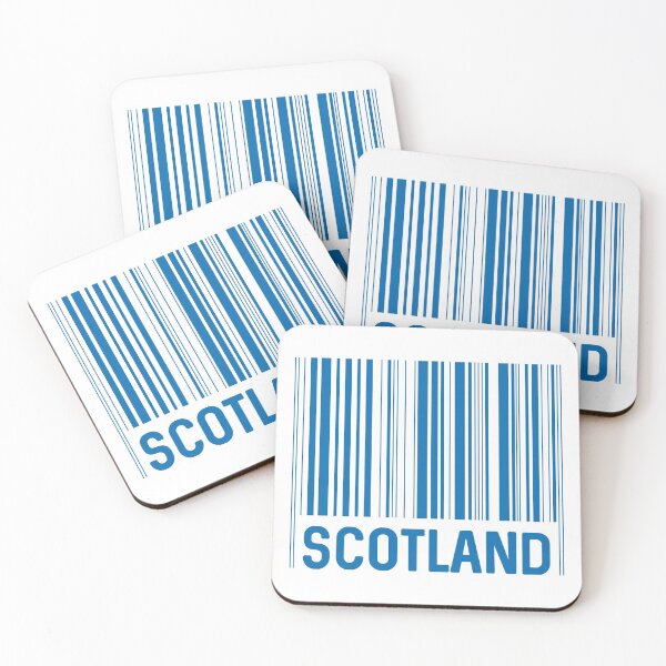 Item preview, Scotland Bar Code Design (Scottish Saltire Blue) designed and sold by MacPean.