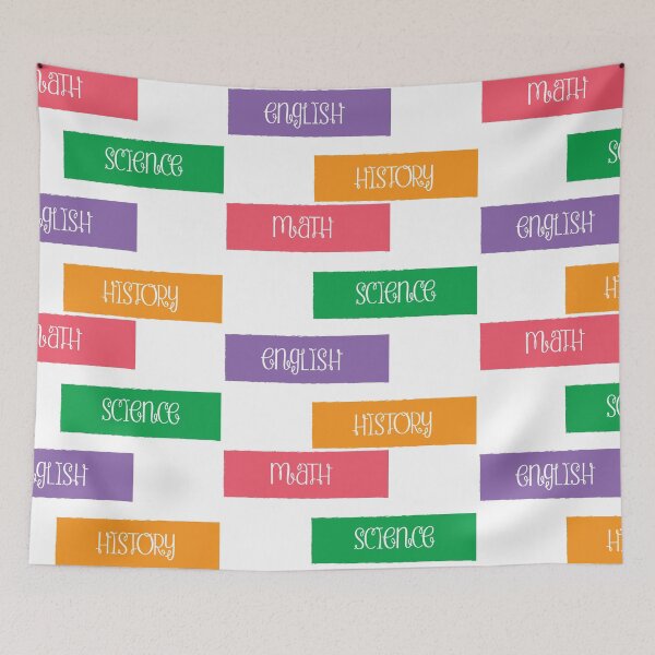 Item preview, School Subject Sticker Pack: 1 (Script) designed and sold by CM-PD.