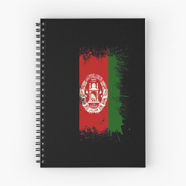 Item preview, Afghanistan flag splashes of paint splashes of art designed and sold by Argentini.