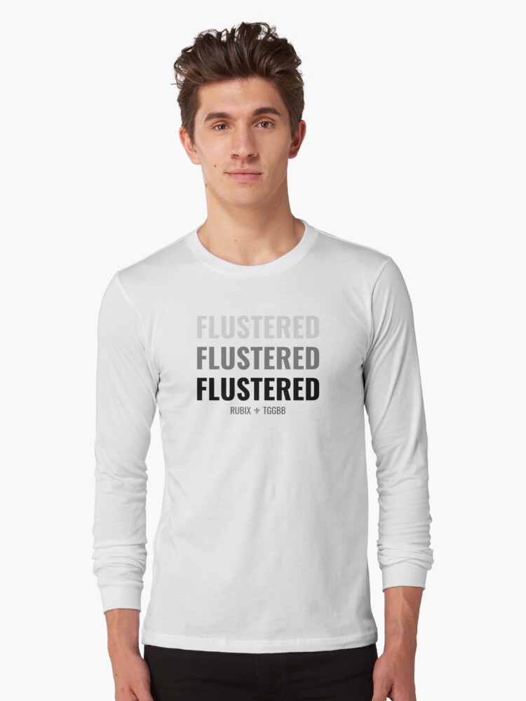 Thumbnail 1 of 5, Long Sleeve T-Shirt, Flustered designed and sold by RubixCube89201.