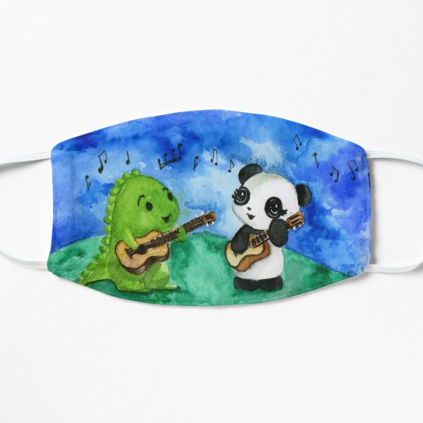 Dino & Panda Ukulele Duet Mask