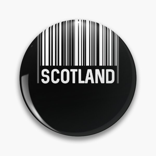 Item preview, Scotland Bar Code Design (White) designed and sold by MacPean.