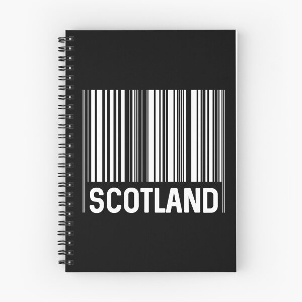 Item preview, Scotland Bar Code Design (White) designed and sold by MacPean.
