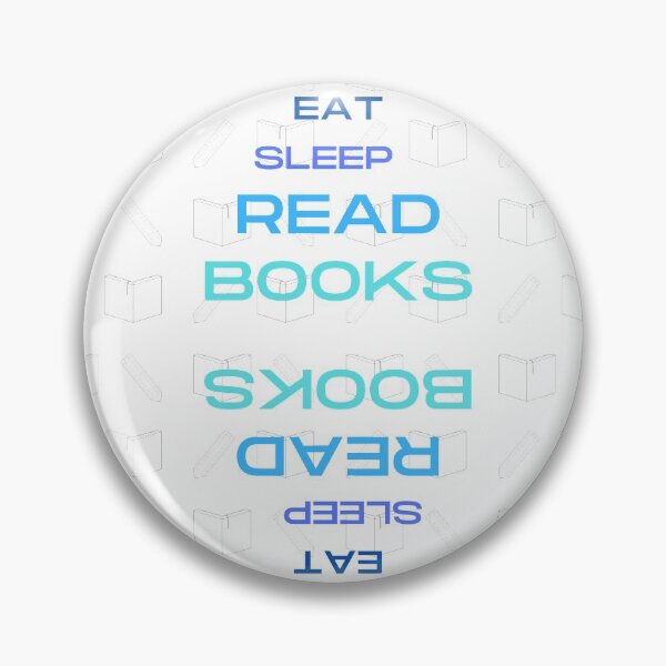 Artikelvorschau, Eat Sleep Read Books doppelt blau entworfen und verkauft von kyds.