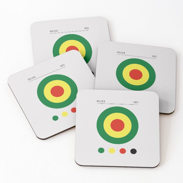 Item preview, Bauhaus Inspired Bolivia Flag designed and sold by Boxing Kangaroo Retail Company.