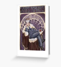 Villain Nouveau- Jim Moriarty Greeting Card