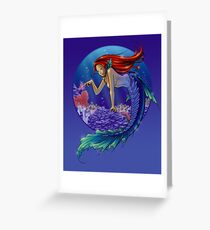 Mermaid in Reef Greeting Card
