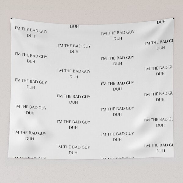 Item preview, The Bad Guy Bad Behavior Sassy Cool Design Anti Social Quote Design designed and sold by FastLaneGroove.