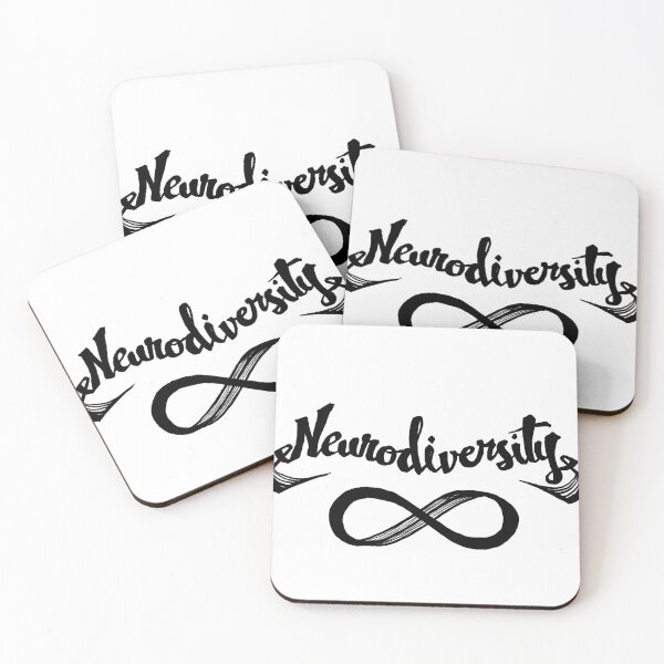 Item preview, Black Neurodiversity Lettered Logo designed and sold by Steve Asbell.