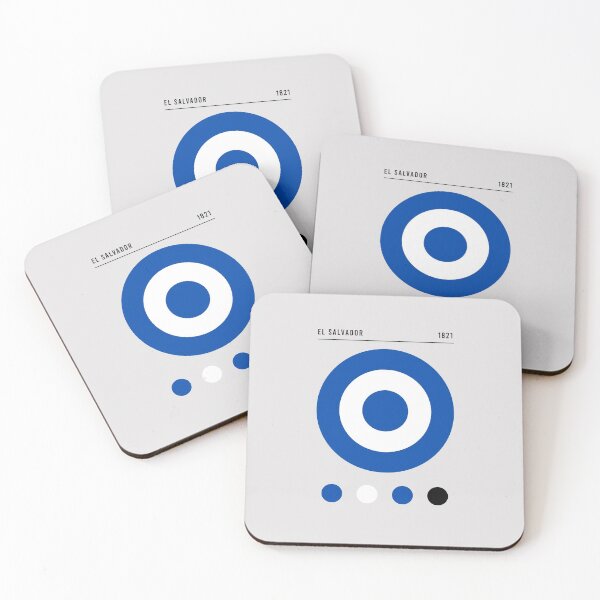 Item preview, Bauhaus Inspired El Salvador Flag designed and sold by Boxing Kangaroo Retail Company.