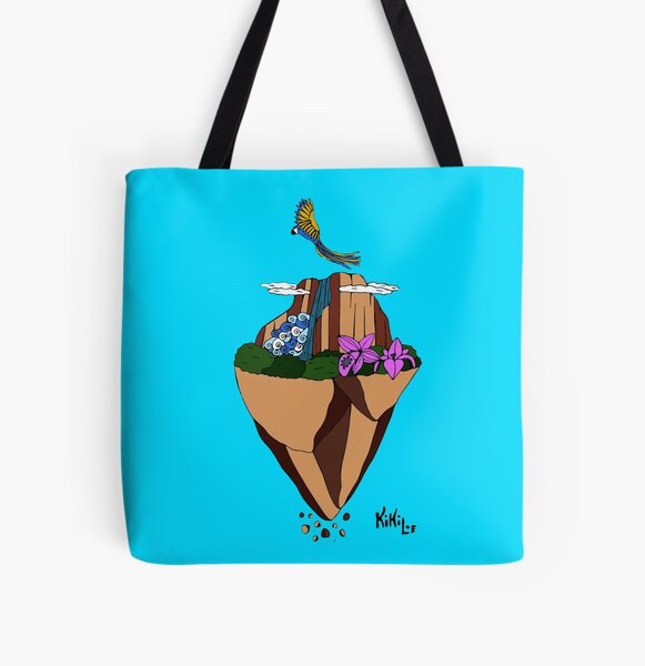 Salto Angel Flotante Bolsa estampada de tela