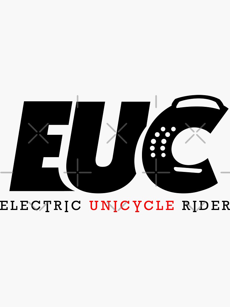 "EUC Electric Unicycle Rider" Sticker for Sale by TheFlying6 Redbubble