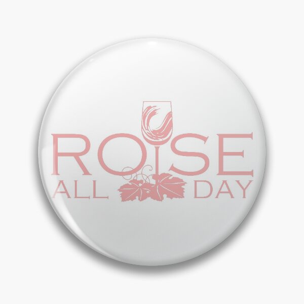 Item preview, rose all day pink hand lettering typography designed and sold by Fashionmonger.