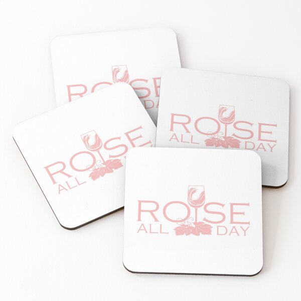 Item preview, rose all day pink hand lettering typography designed and sold by Fashionmonger.