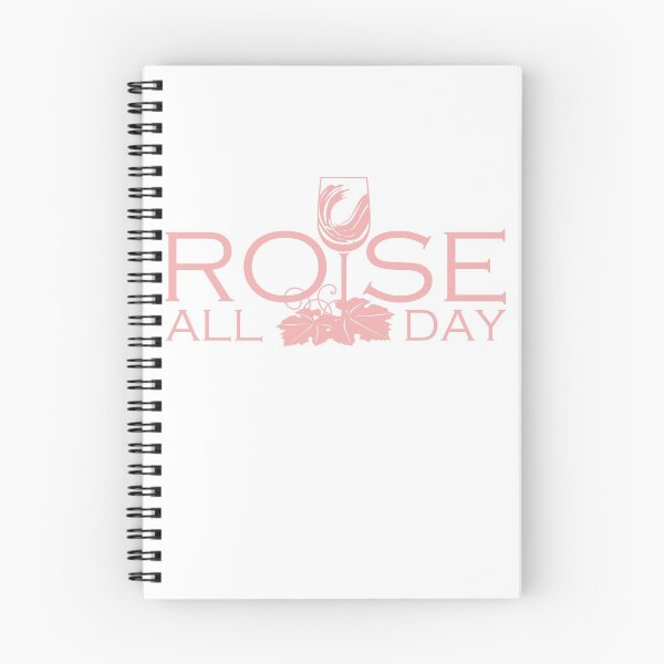 Item preview, rose all day pink hand lettering typography designed and sold by Fashionmonger.