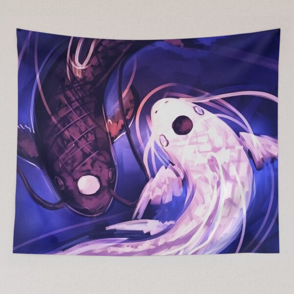 Item preview, Yin Yang Yue Koi designed and sold by TravisRoe.