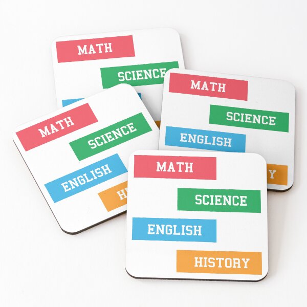 Item preview, School Subject Sticker Pack: 2 (Bold) designed and sold by CM-PD.