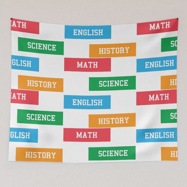 Item preview, School Subject Sticker Pack: 2 (Bold) designed and sold by CM-PD.