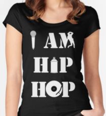 I Am Hip Hop Women's Fitted Scoop T-Shirt